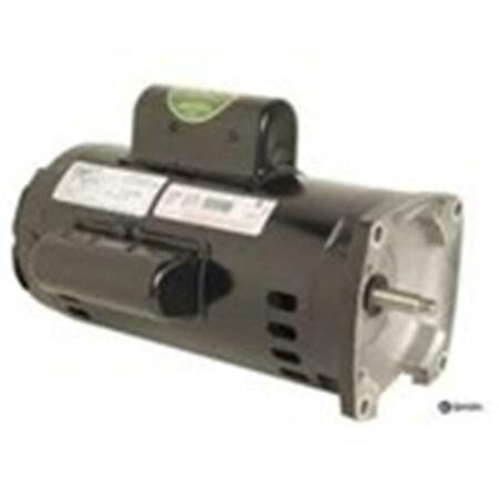 WATER WORLD 5 HP 56Y Square Flange Full-Rated Replacement Pool & Spa Pump Motor - Threaded Shaft WA3696063